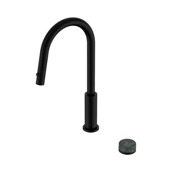 Serenity Progressive Pull Out Kitchen Set with Matte Black Trim Nero tapware