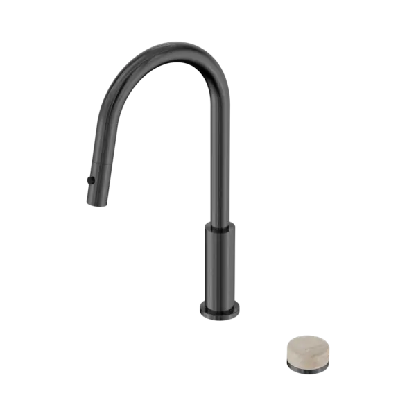 Serenity Progressive Pull Out Kitchen Set with Gun Metal Trim Nero tapware