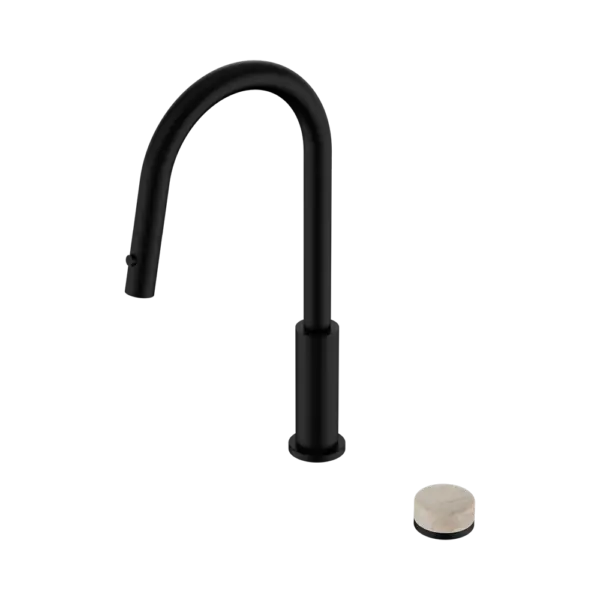Serenity Progressive Pull Out Kitchen Set with Matte Black Trim Nero tapware