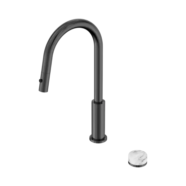 Serenity Progressive Pull Out Kitchen Set with Gun Metal Trim Nero tapware