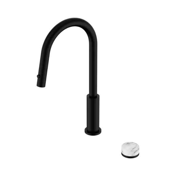 Serenity Progressive Pull Out Kitchen Set with Matte Black Trim Nero tapware