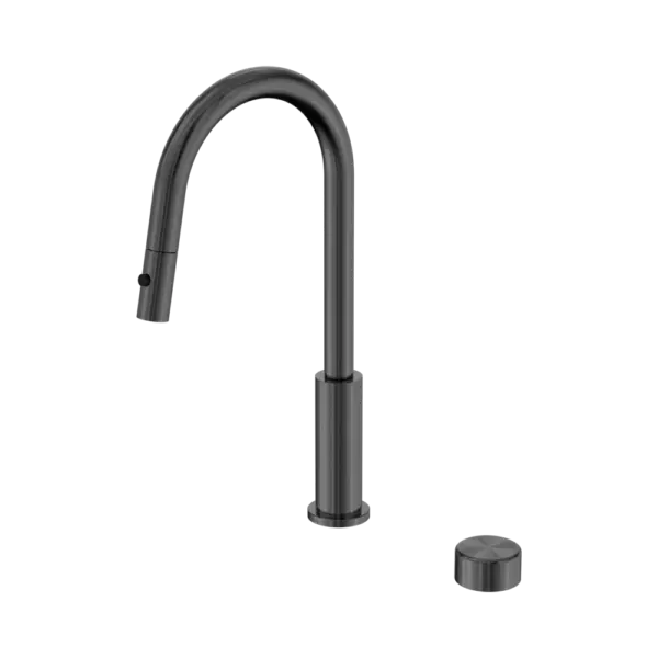 Serenity Progressive Pull Out Kitchen Set with Gun Metal Trim Nero tapware