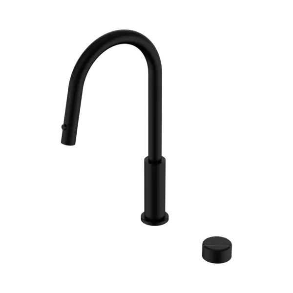 Serenity Progressive Pull Out Kitchen Set with Matte Black Trim Nero tapware