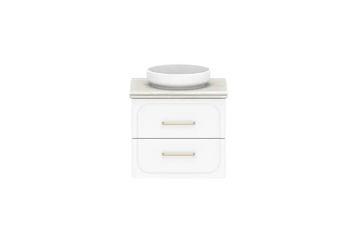 Madden Wall Hung Vanity with 40mm double bull nose top ADP