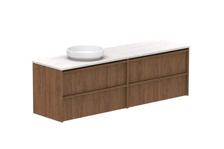 Eli All Drawer Vanity with stone top - wall hung or freestanding ADP