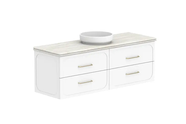 Madden Wall Hung Vanity with 40mm double bull nose top ADP