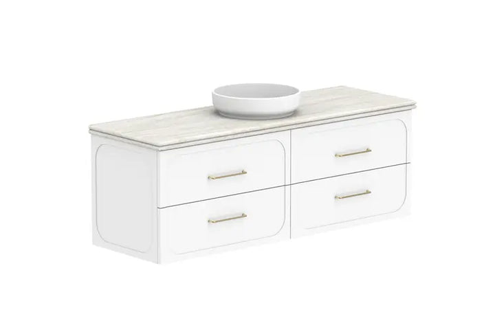 Madden Wall Hung Vanity with 40mm double bull nose top ADP
