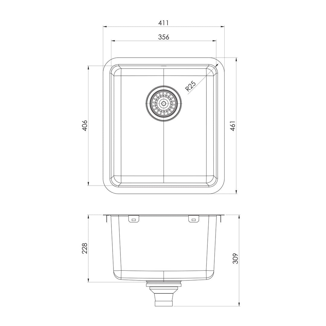 2000 Series Single Bowl Sink Phoenix