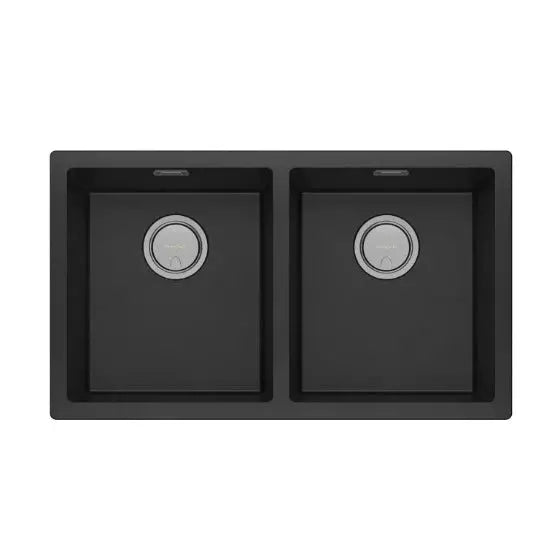 5000 Series Double Sink - Matte black / matte white Phoenix