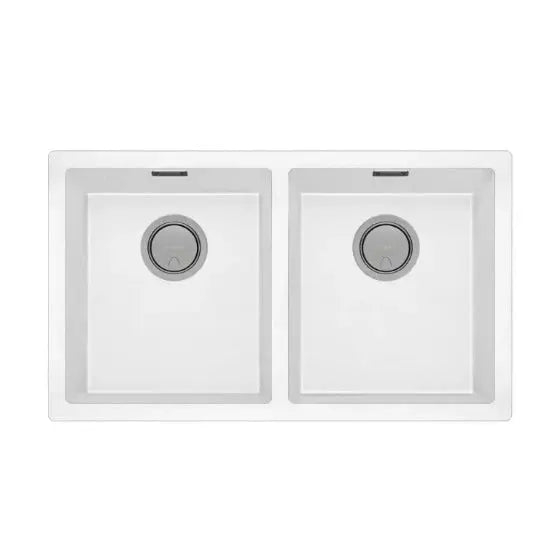 5000 Series Double Sink - Matte black / matte white Phoenix