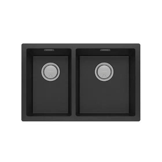 5000 Series 1 and 3/4 Bowl Sink matte black / Matte white Phoenix