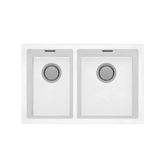 5000 Series 1 and 3/4 Bowl Sink matte black / Matte white Phoenix