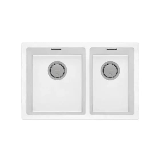 5000 Series 1 and 3/4 Bowl Sink matte black / Matte white Phoenix