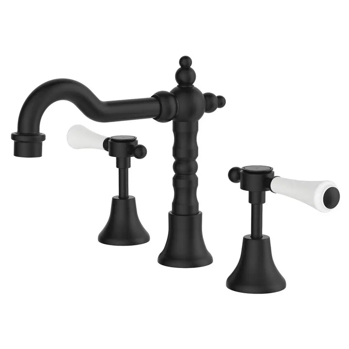 Lillian Lever Basin Set with Metal or Ceramic Handle Fienza