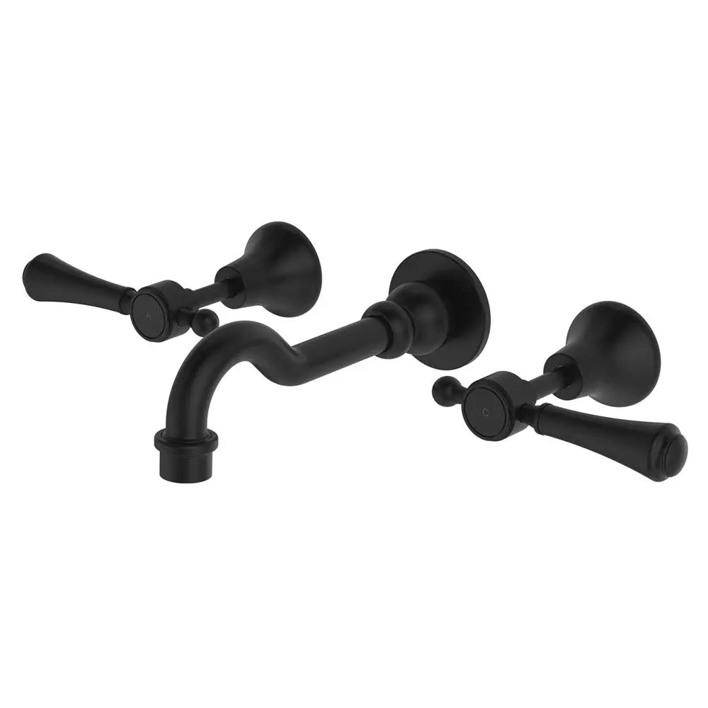 Lillian Lever Basin/Bath Wall Set with Metal or Ceramic Handle Fienza