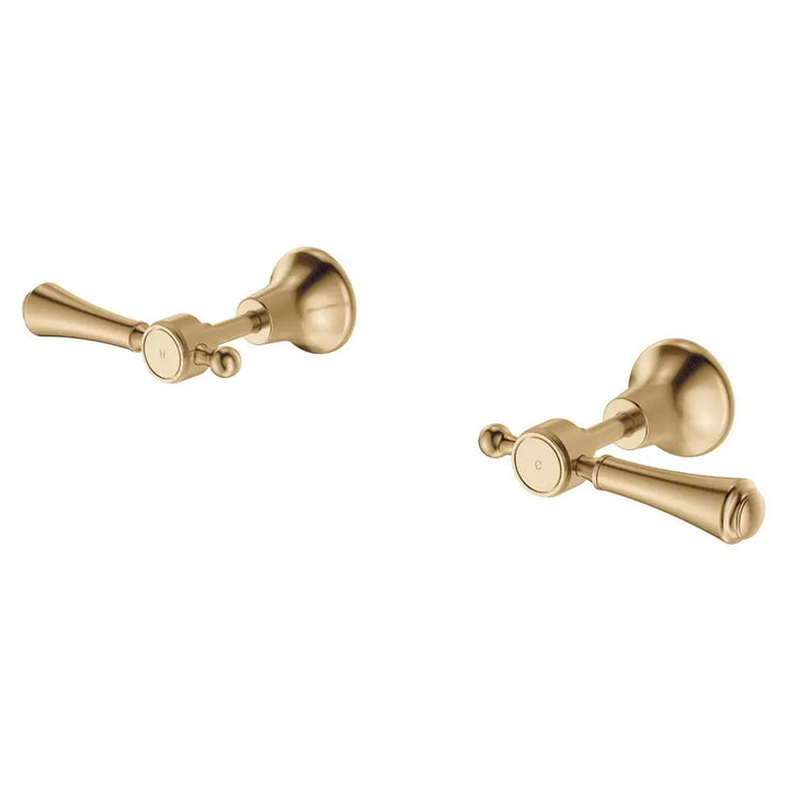 Lillian Lever Wall Top Assemblies with Metal or Ceramic Handle Fienza
