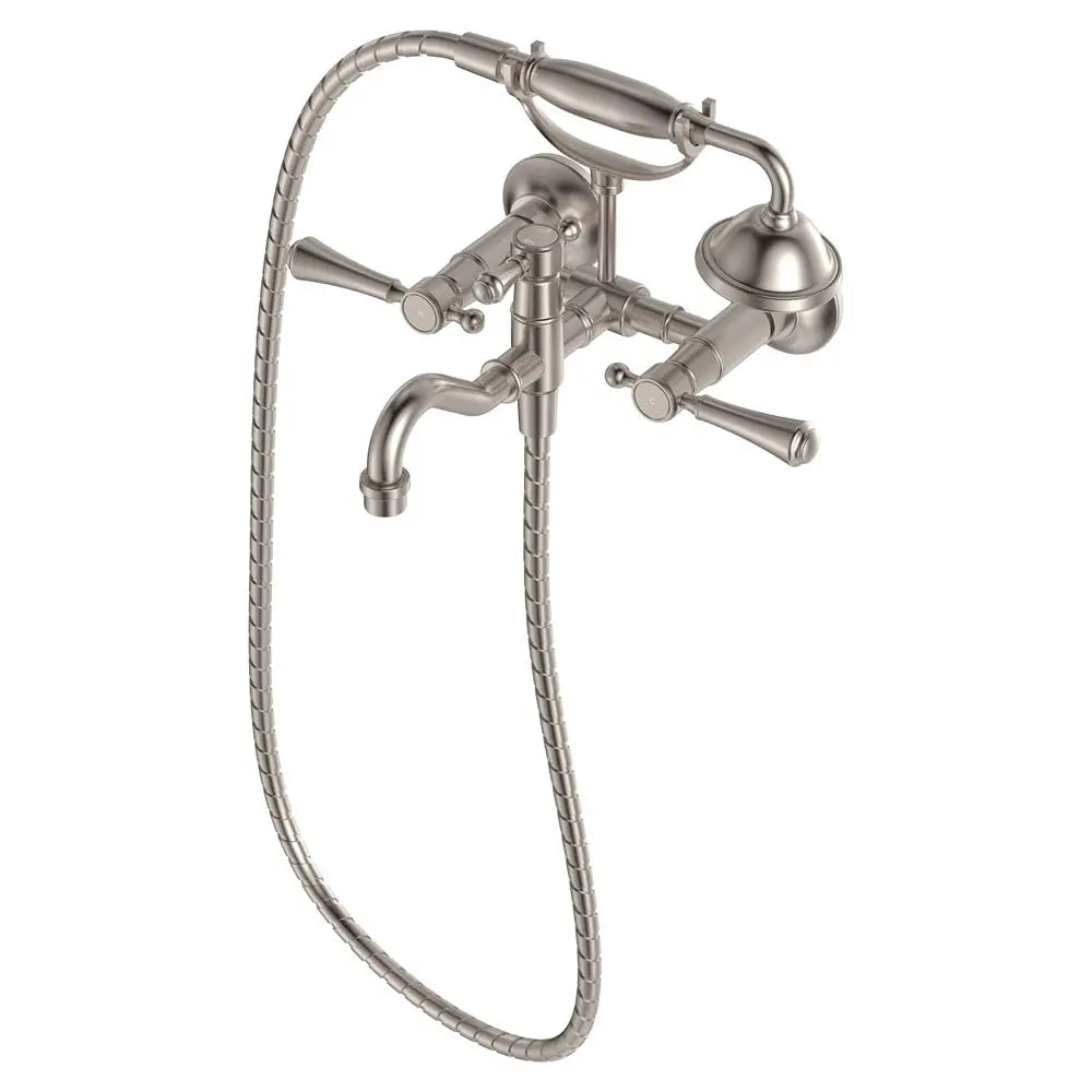 Lillian Lever Exposed Bath Tap Set with Hand Shower Fienza