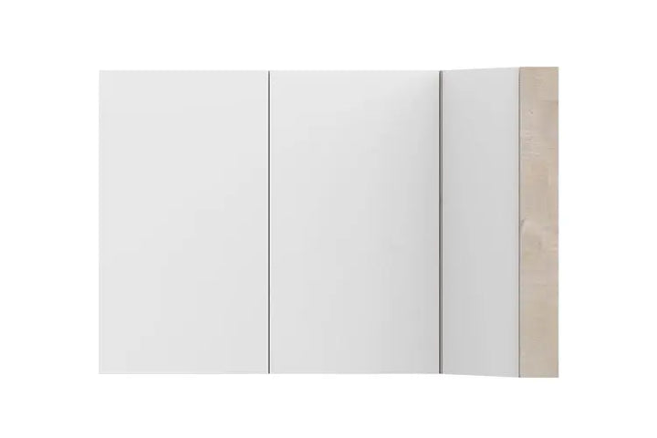 Glacier Offset Corner Mirrored Shaving Cabinet - Various finishes ADP