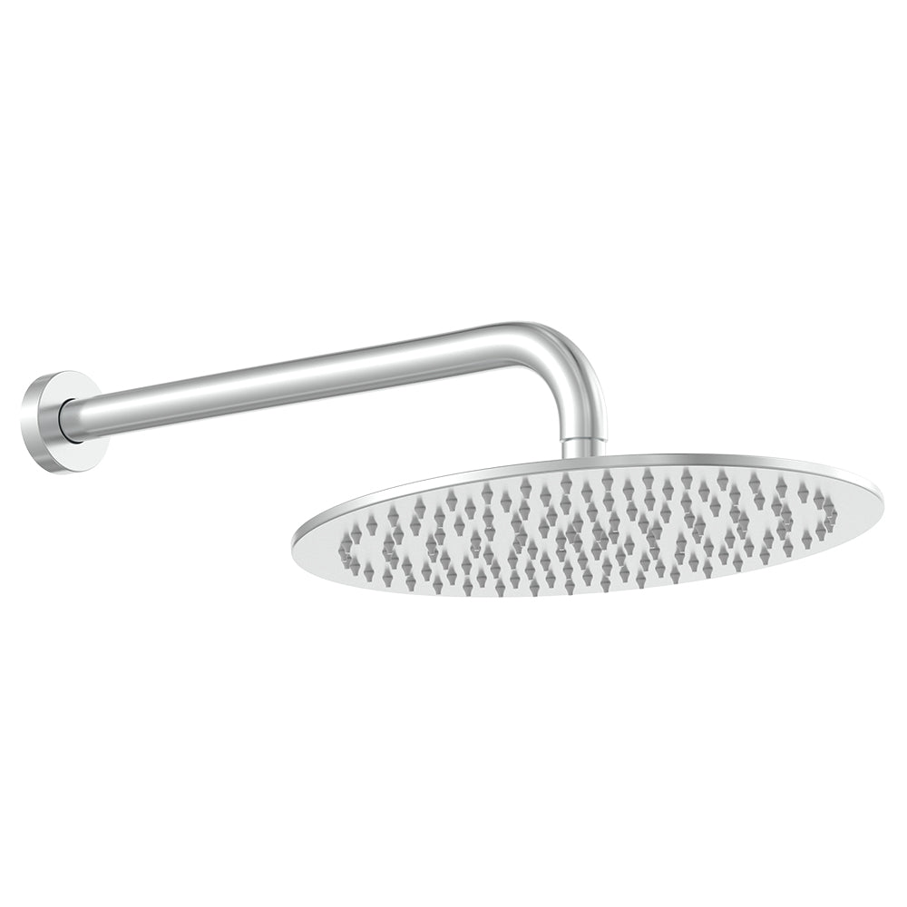 Kaya Outdoor Living Shower Arm Set, Brushed Stainless Steel
