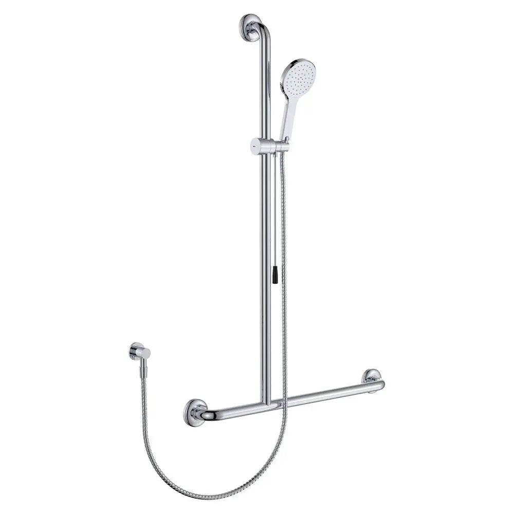 Luciana Care Inverted T Rail Shower with Push/Pull Slider LH or RH Fienza