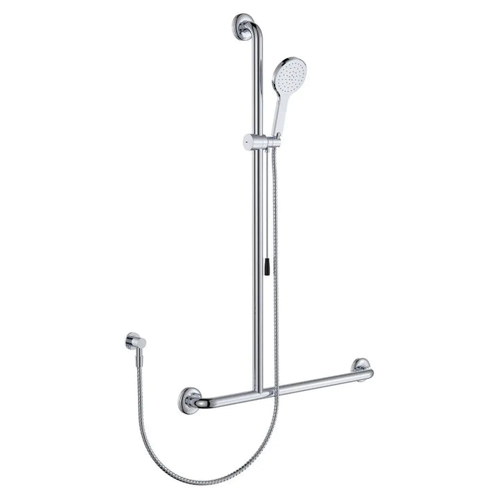 Luciana Care Inverted T Rail Shower with Push/Pull Slider LH or RH Fienza