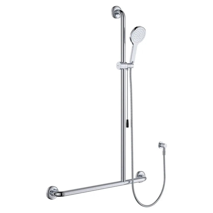 Luciana Care Inverted T Rail Shower with Push/Pull Slider LH or RH Fienza