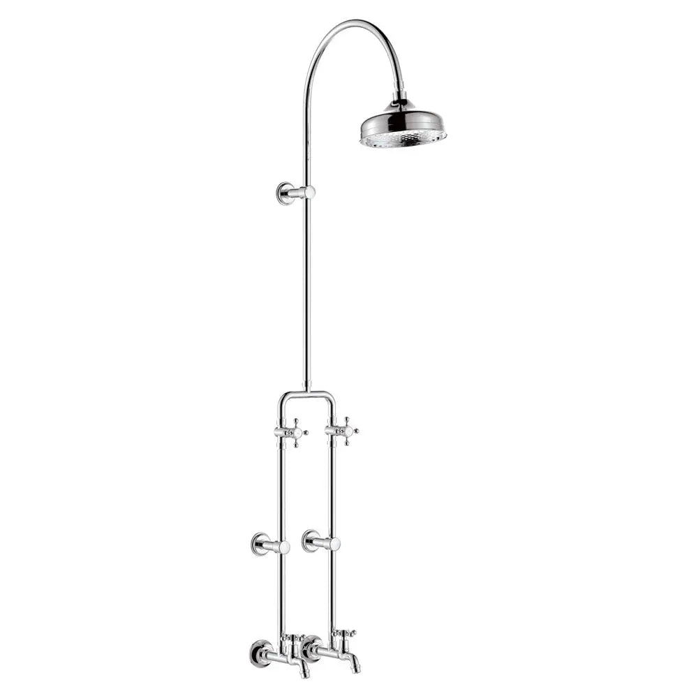 Lillian Lever Exposed Rail Shower & Bath Set Fienza