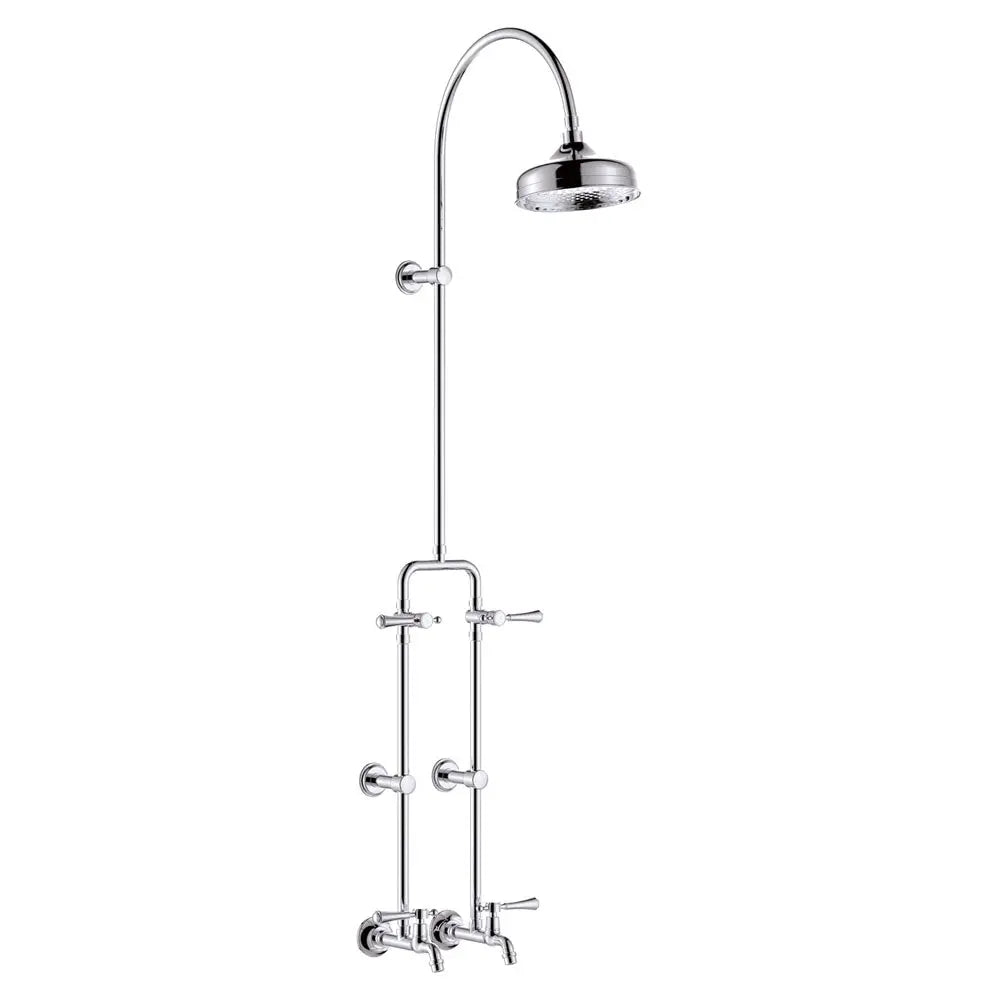 Lillian Lever Exposed Rail Shower & Bath Set Fienza