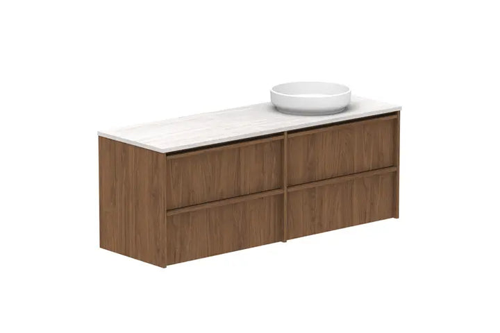 Eli All Drawer Vanity with stone top - wall hung or freestanding ADP