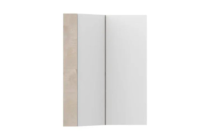 Glacier Offset Corner Mirrored Shaving Cabinet - Various finishes ADP