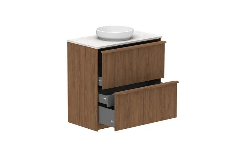 Eli All Drawer Vanity with stone top - wall hung or freestanding ADP