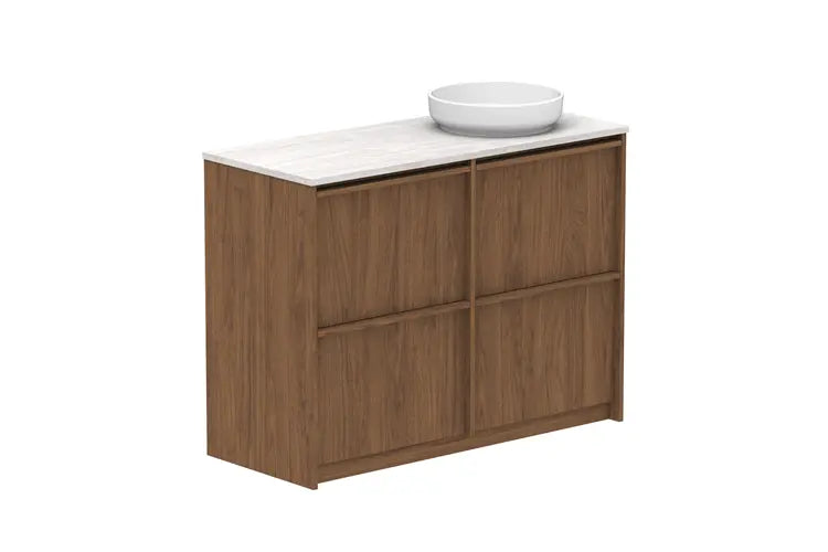 Eli All Drawer Vanity with stone top - wall hung or freestanding ADP