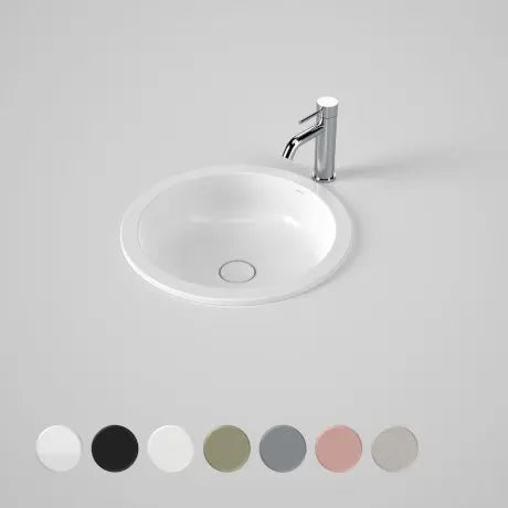 Liano II 440mm Round Under/Over Counter Basin - various finishes Caroma