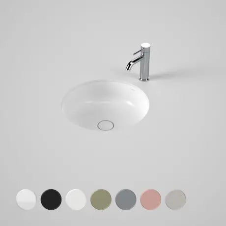 Liano II 440mm Round Under/Over Counter Basin - various finishes Caroma
