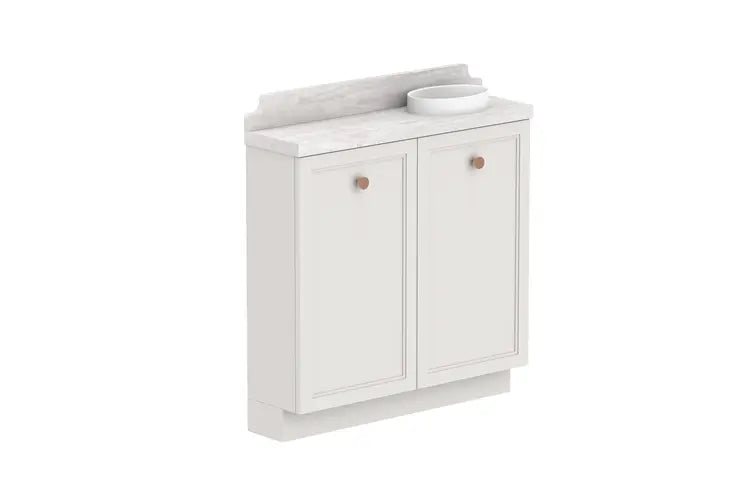 Mabel Mini All-Drawer Vanity with stone top - wall hung or freestanding ADP