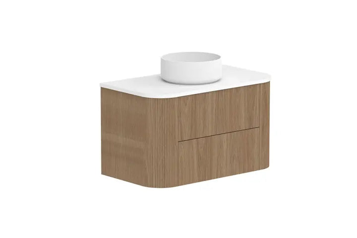 Thirroul Twin All-Drawer wall hung Vanity with stone top ADP