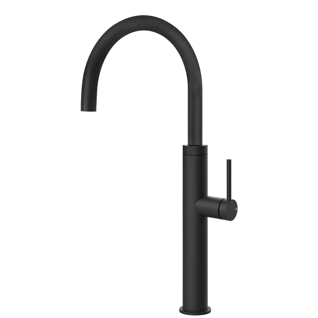 Gessi 316 Smooth Goose Neck Swivel Mixer (On Display) Gessi