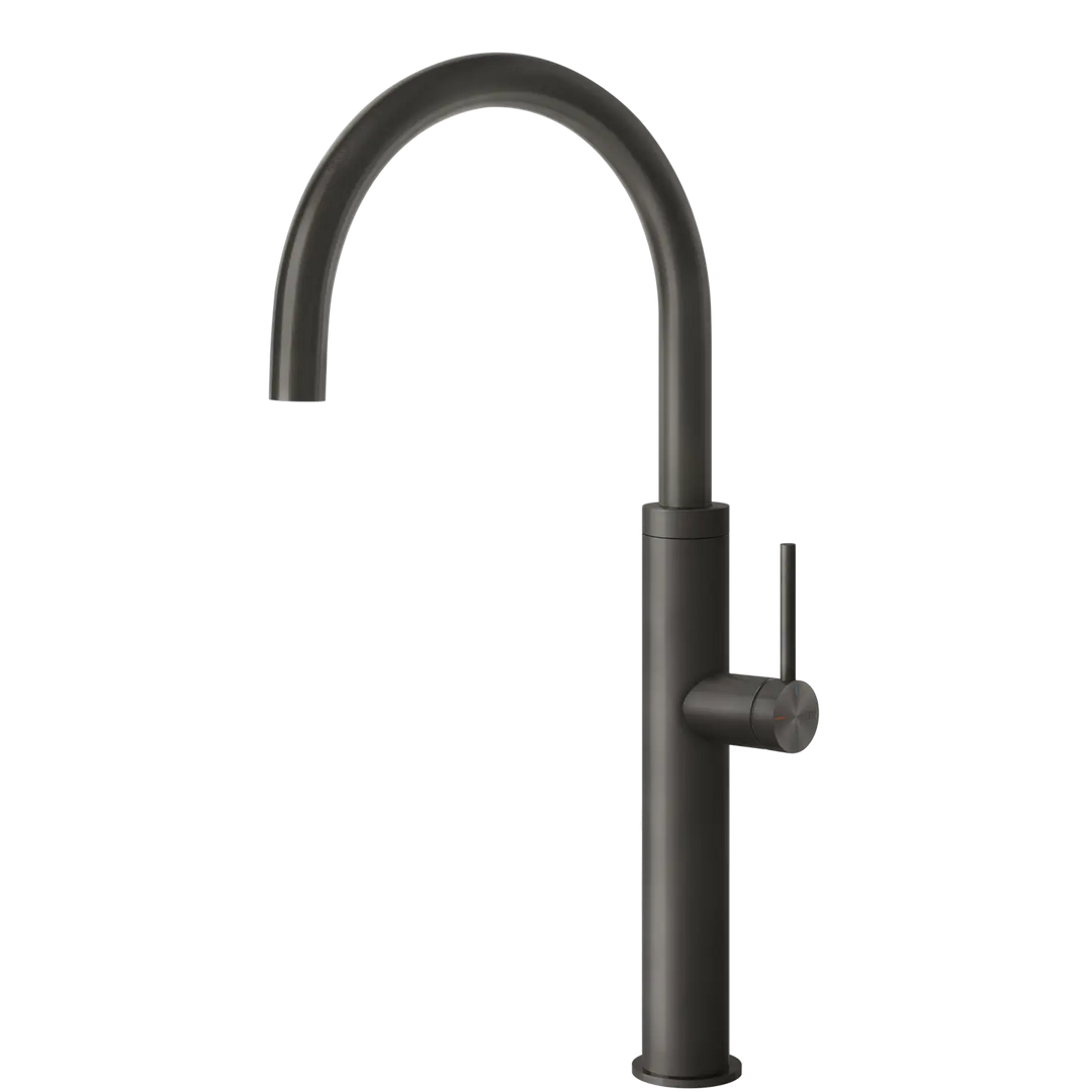 Gessi 316 Smooth Goose Neck Swivel Mixer (On Display) Gessi