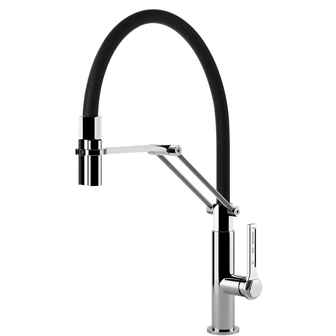 Gessi Officine Goose Neck Semi-Professional Spray Mixer (On display) Gessi