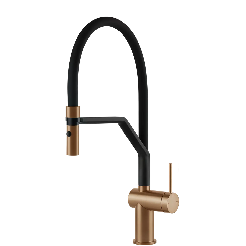 Gessi Inedito Goose Neck Semi-Professional Spray Mixer (On Display) Gessi