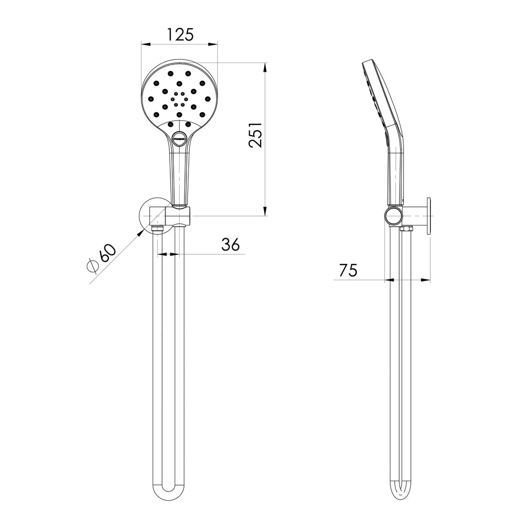 Oxley Hand Shower Phoenix