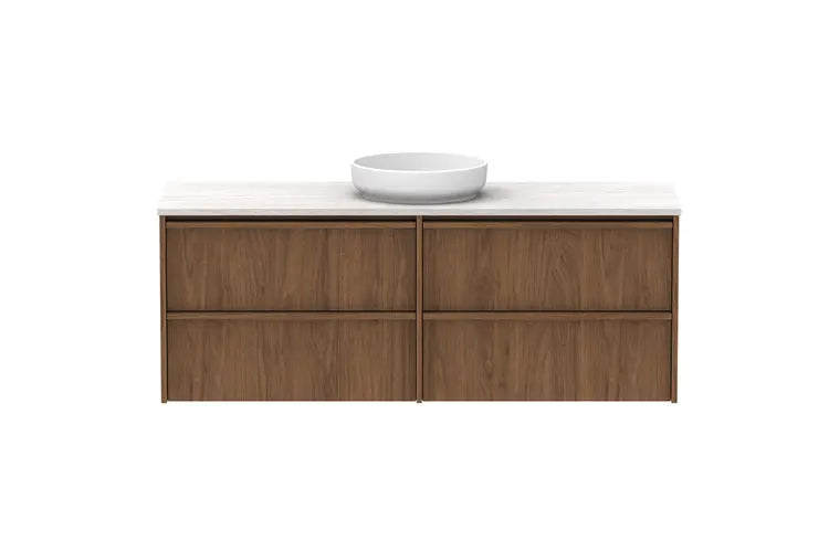 Eli All Drawer Vanity with stone top - wall hung or freestanding ADP