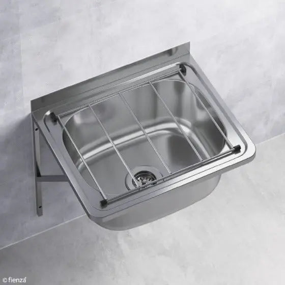 Cleaners Sink with Wall Brackets Kit Fienza