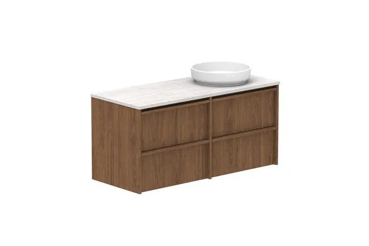 Eli All Drawer Vanity with stone top - wall hung or freestanding ADP