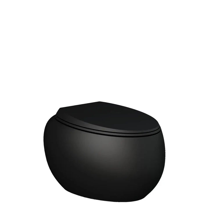 RAK Cloud Wall-Hung Toilet pan &amp; seat - various finishes Fienza