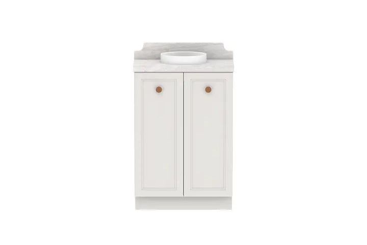 Mabel Mini All-Drawer Vanity with stone top - wall hung or freestanding ADP