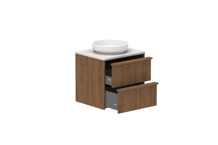 Eli All Drawer Vanity with stone top - wall hung or freestanding ADP