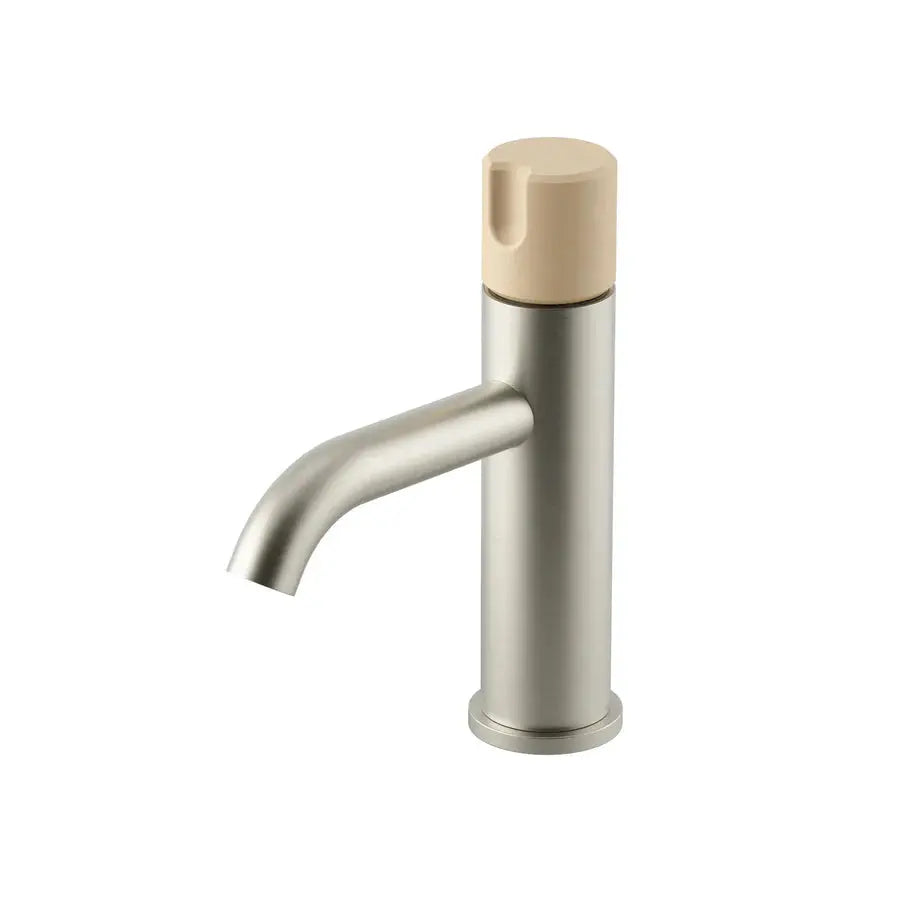 Meir X Nood Co. Alchemy Series Progressive Basin Mixer - Brushed Nickel Meir