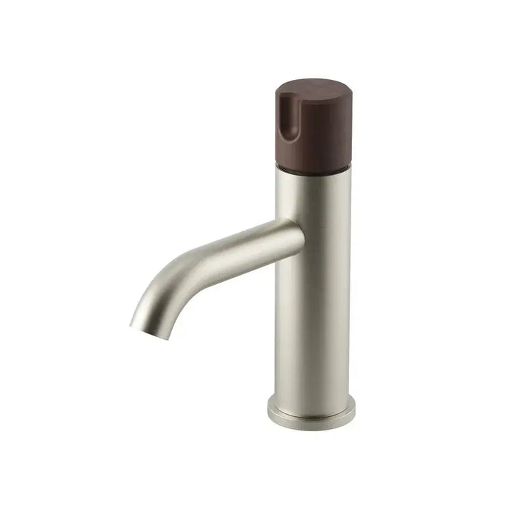 Meir X Nood Co. Alchemy Series Progressive Basin Mixer - Brushed Nickel Meir
