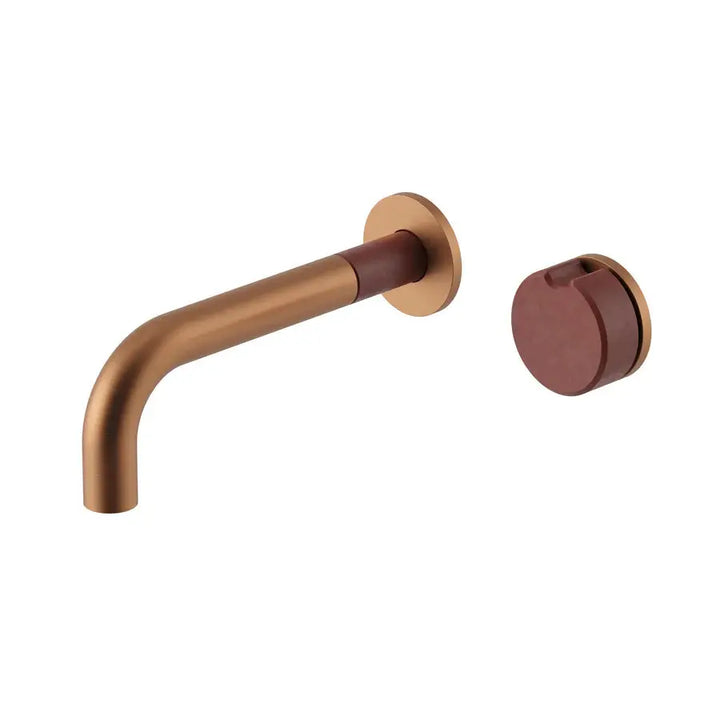 Meir X Nood Co. Alchemy Series Progressive Wall Mixer Set - Lustre Bronze Meir